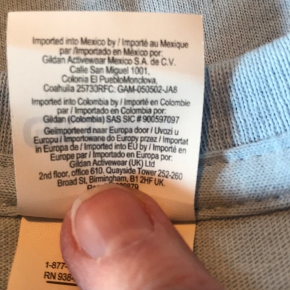 Gildan MIND/MATTER t-shirt, light blue, size small - Picture 7 of 8